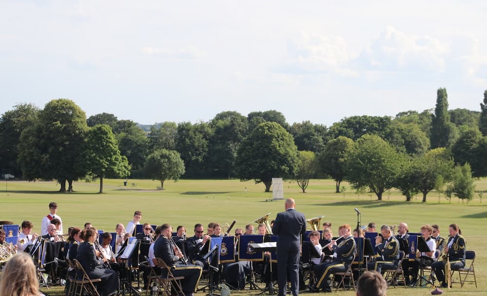 RHS Performs with RAF Regiment Band in Musical Picnic in the Park